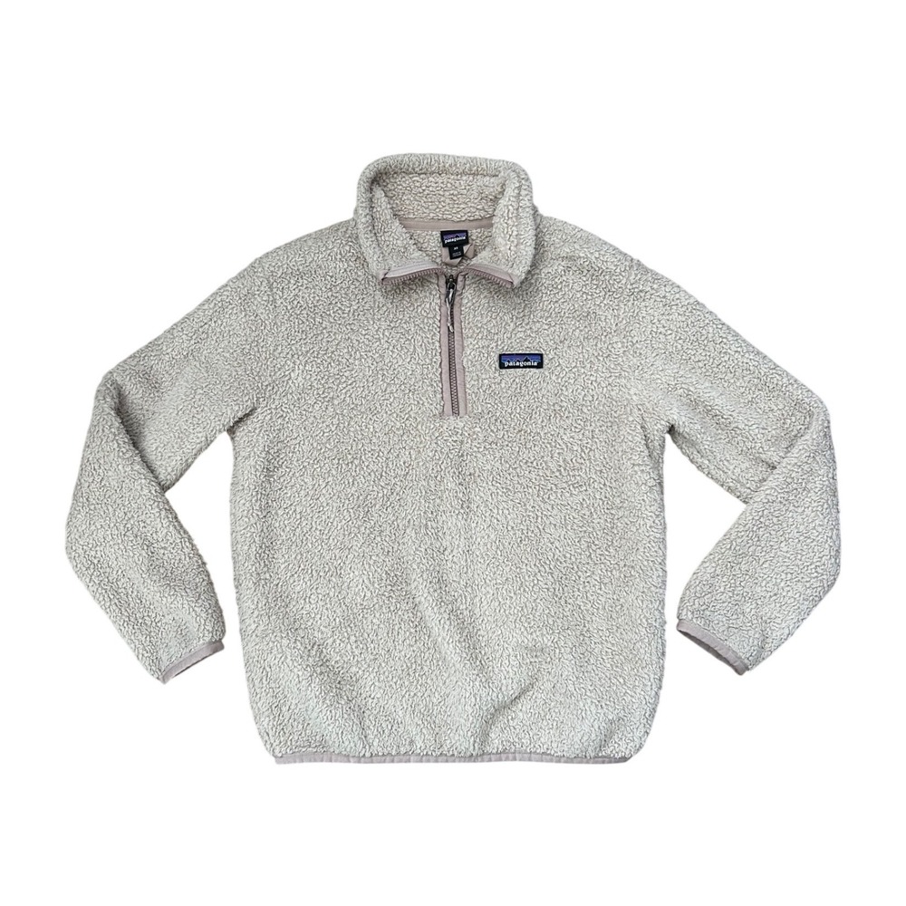 Patagonia Los Gatos 1/4 Zip fleece‎ pullover jacket XS beige